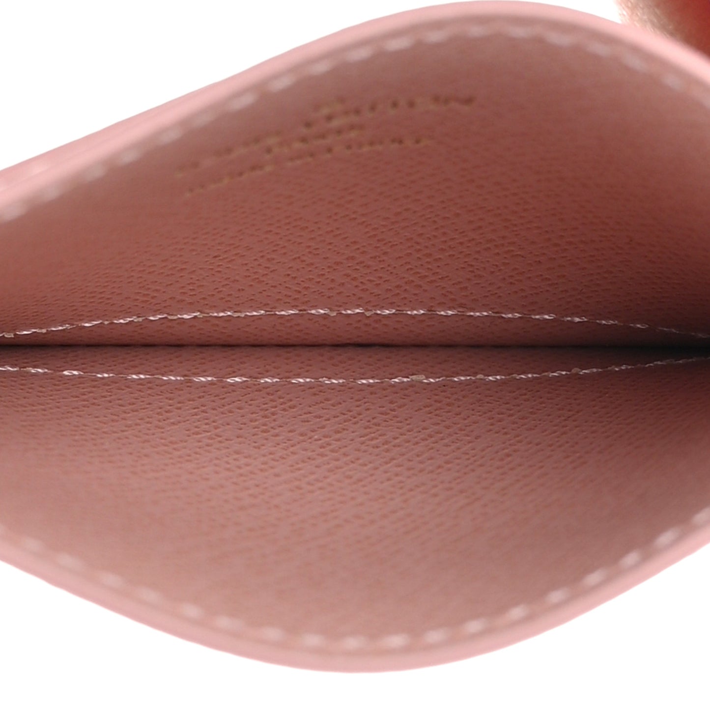 Monogram LV Charms Card Holder Rose Ballerine