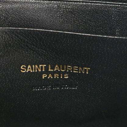 Saint Laurent Grain De Poudre Matelasse Monogram Mini Lou Camera Bag Black 6 of 9