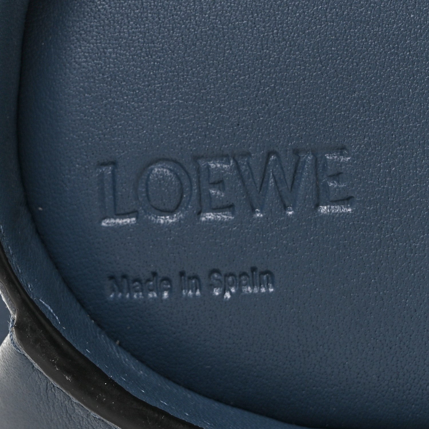 Loewe Calfskin Mini Elephant Crossbody Bag Steel Blue 7 of 7