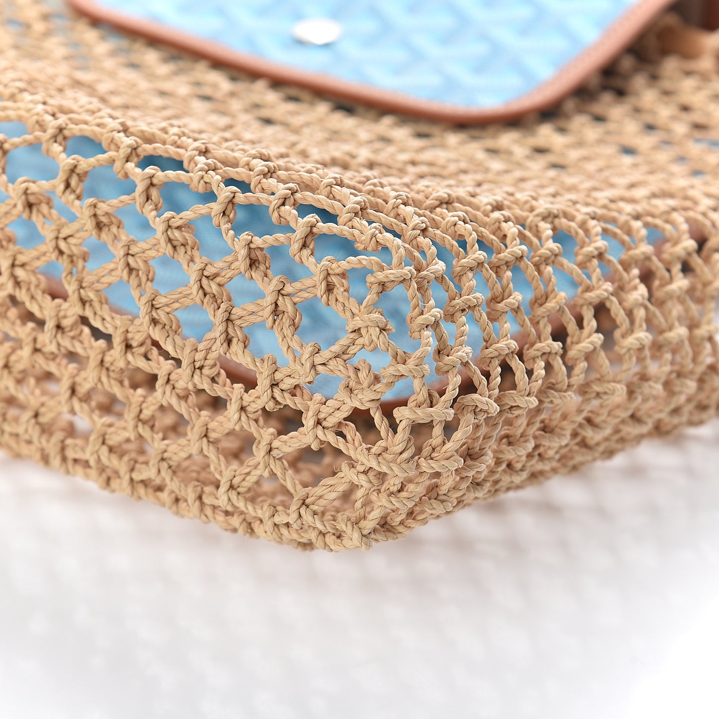 Goyardine Net Aligre Tote Blue