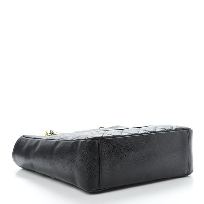 Chanel Caviar Petit Shopping Tote PST Black 4 of 12