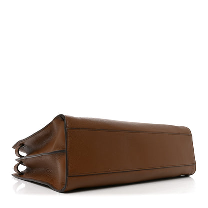 Saint Laurent Grained Calfskin Large Souple Sac De Jour Cinnamon 4 of 10