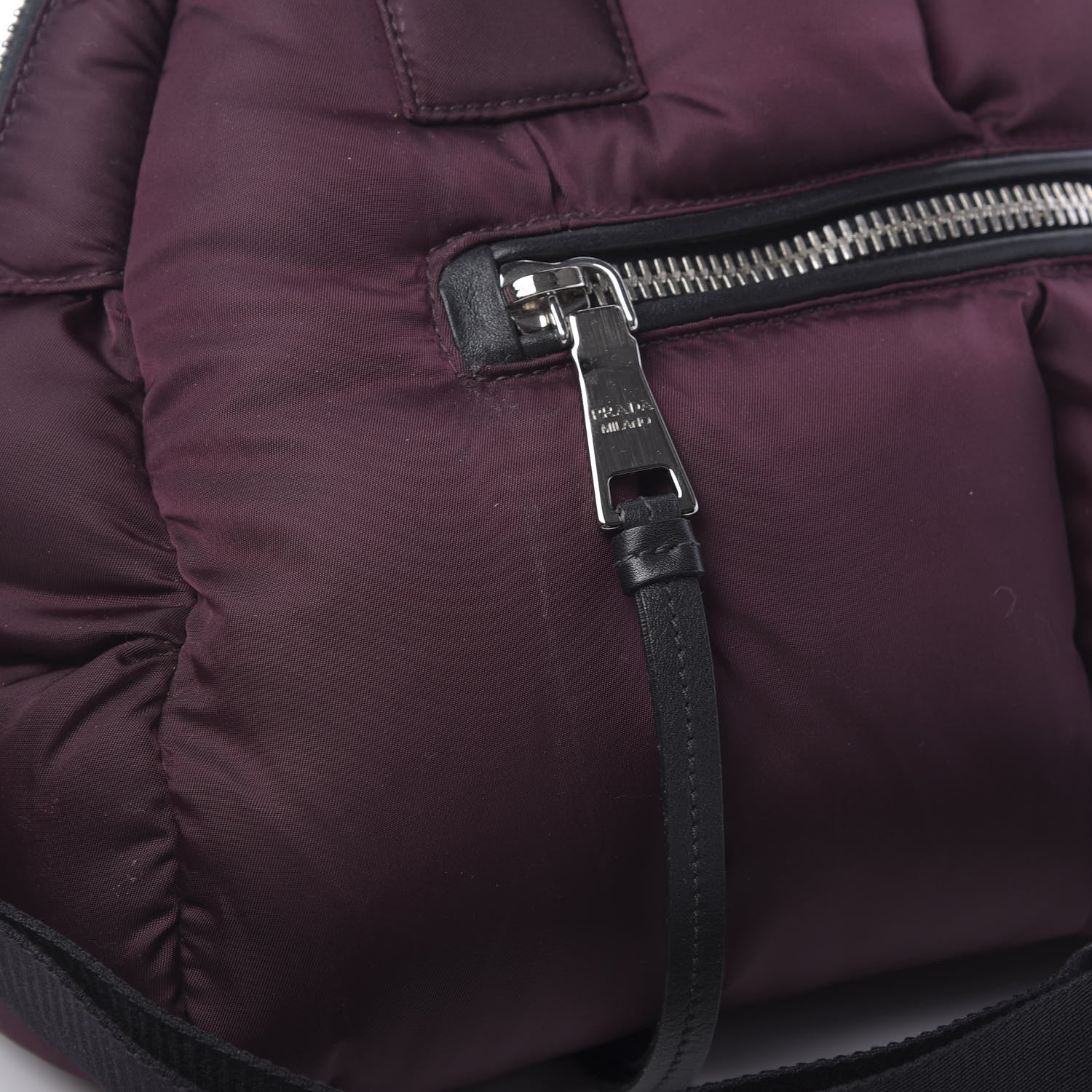 Prada Tessuto Nylon Bomber Bag Granato 11 of 14