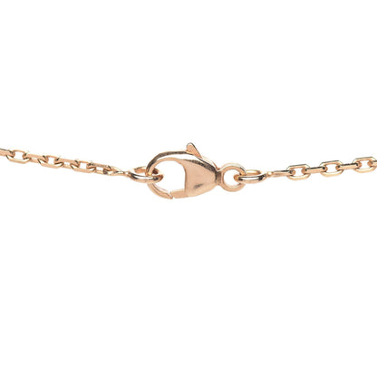 Hermes Lacquered Rose Gold Pop H Pendant Necklace Orange Graffiti 4 of 4