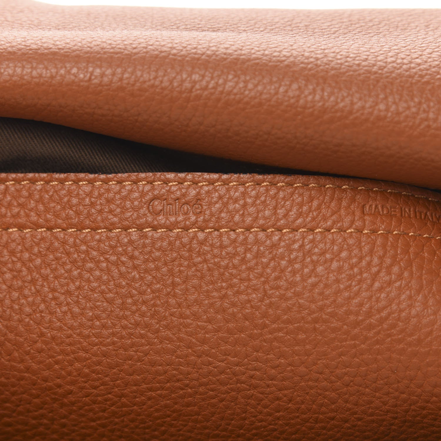 Chloe Calfskin Medium Marcie Round Crossbody Bag Tan 6 of 9