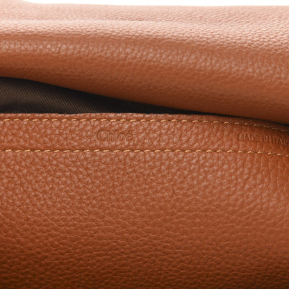 Chloe Calfskin Medium Marcie Round Crossbody Bag Tan 6 of 9