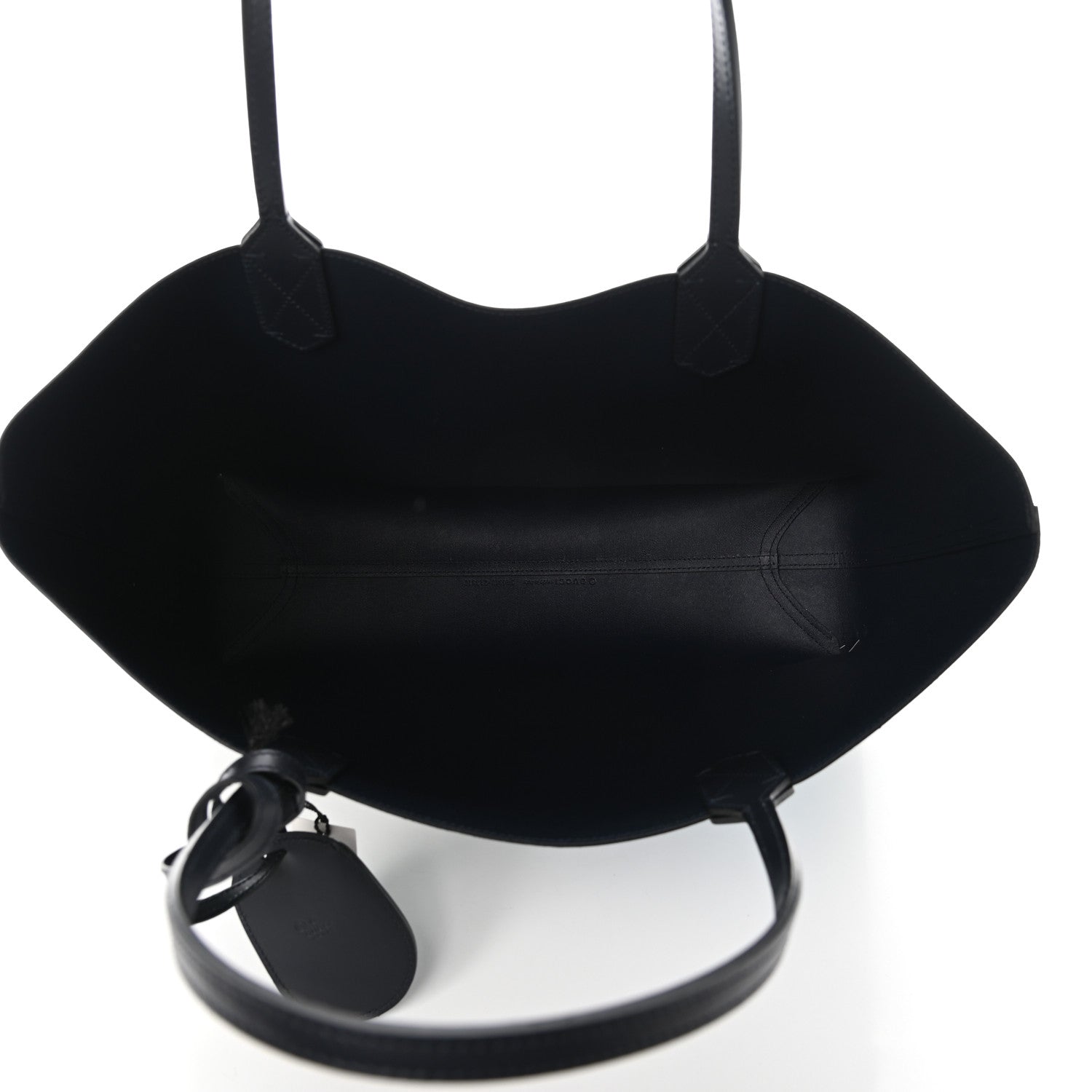 Gucci GG Supreme Monogram Blooms Medium Reversible Tote Beige Blue Navy 8 of 12