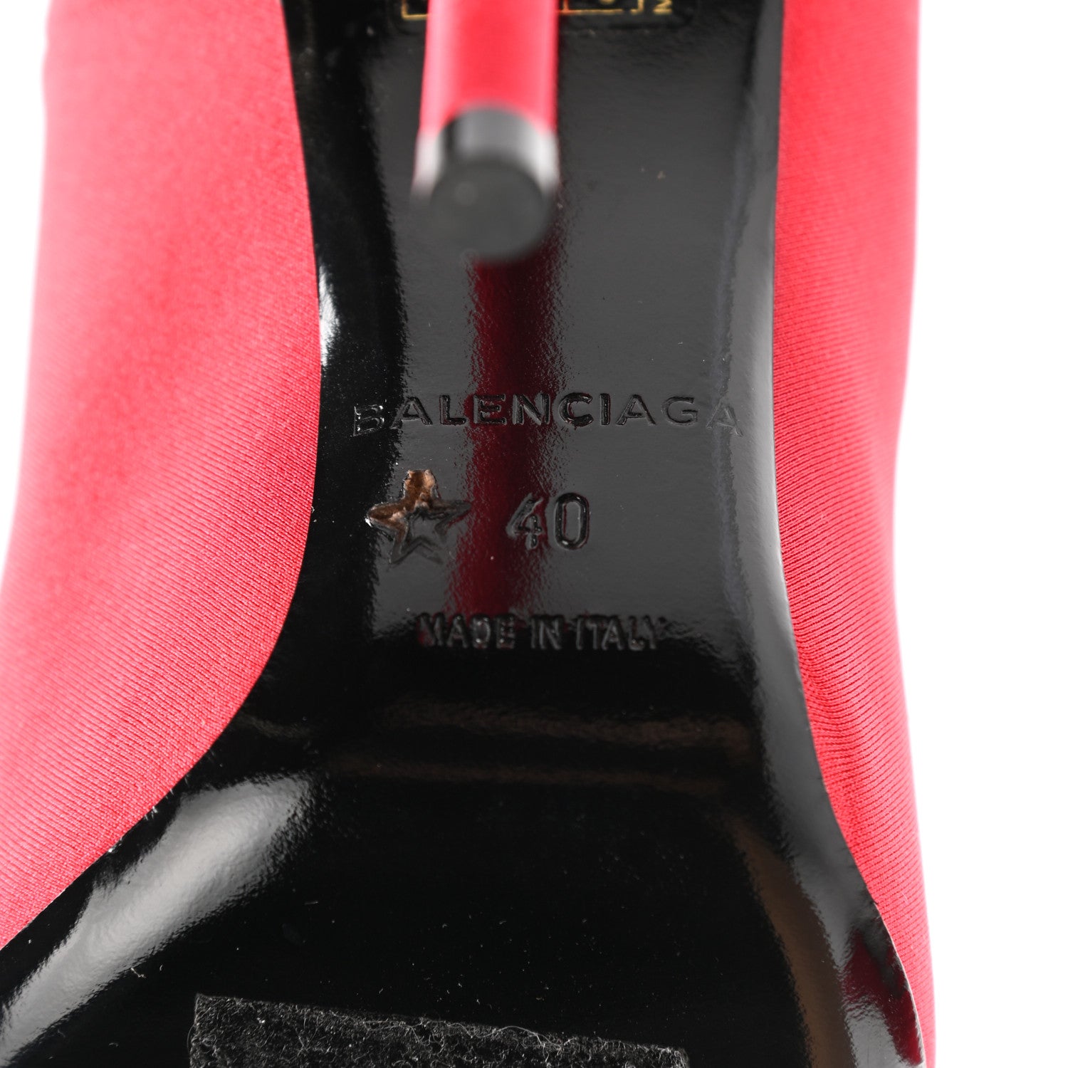 Balenciaga Spandex Knife Pointed 110mm Pumps 40 Rouge 6 of 8