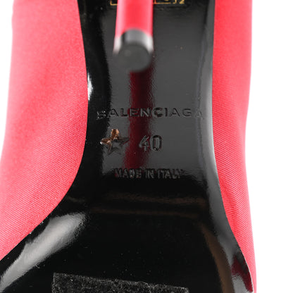 Balenciaga Spandex Knife Pointed 110mm Pumps 40 Rouge 6 of 8