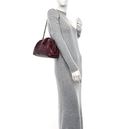 Bottega Veneta Nappa Intrecciato Teen The Lauren 1980 Clutch With Chain Barolo 2 of 9