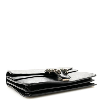 Gucci Pebbled Calfskin Small Dionysus Shoulder Bag Black 4 of 10