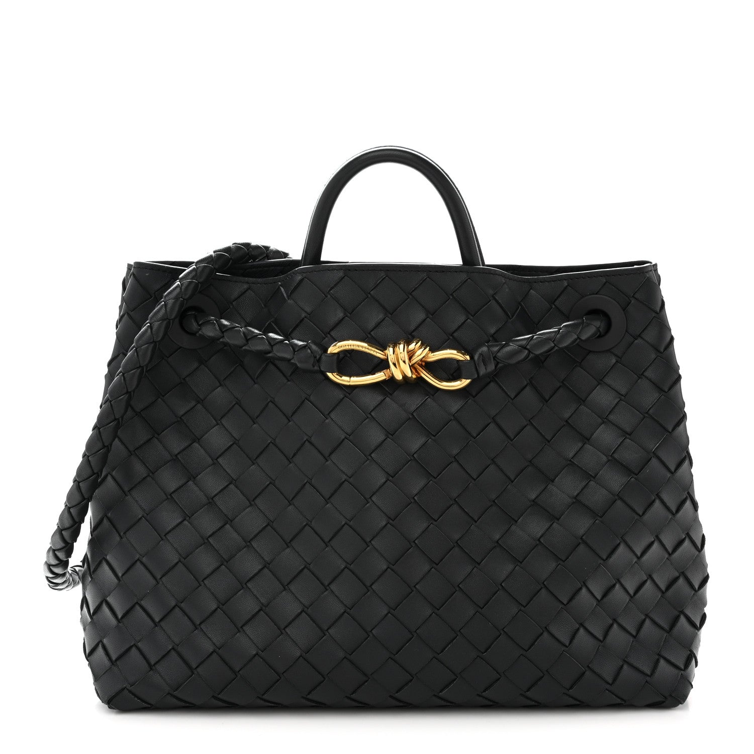 Bottega Veneta Nappa Intrecciato Medium Andiamo Shoulder Bag Shadow 1 of 15