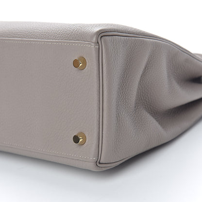 Hermes Togo Kelly Retourne 32 Gris Asphalte 40 of 48