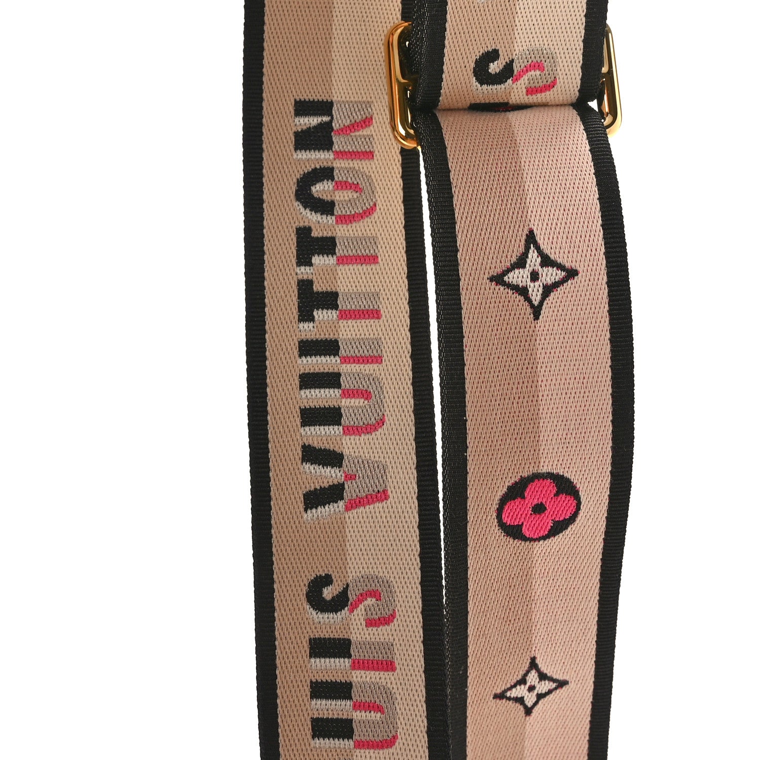 Louis Vuitton Jacquard Speedy Bandouliere 20 Shoulder Strap Black 3 of 3
