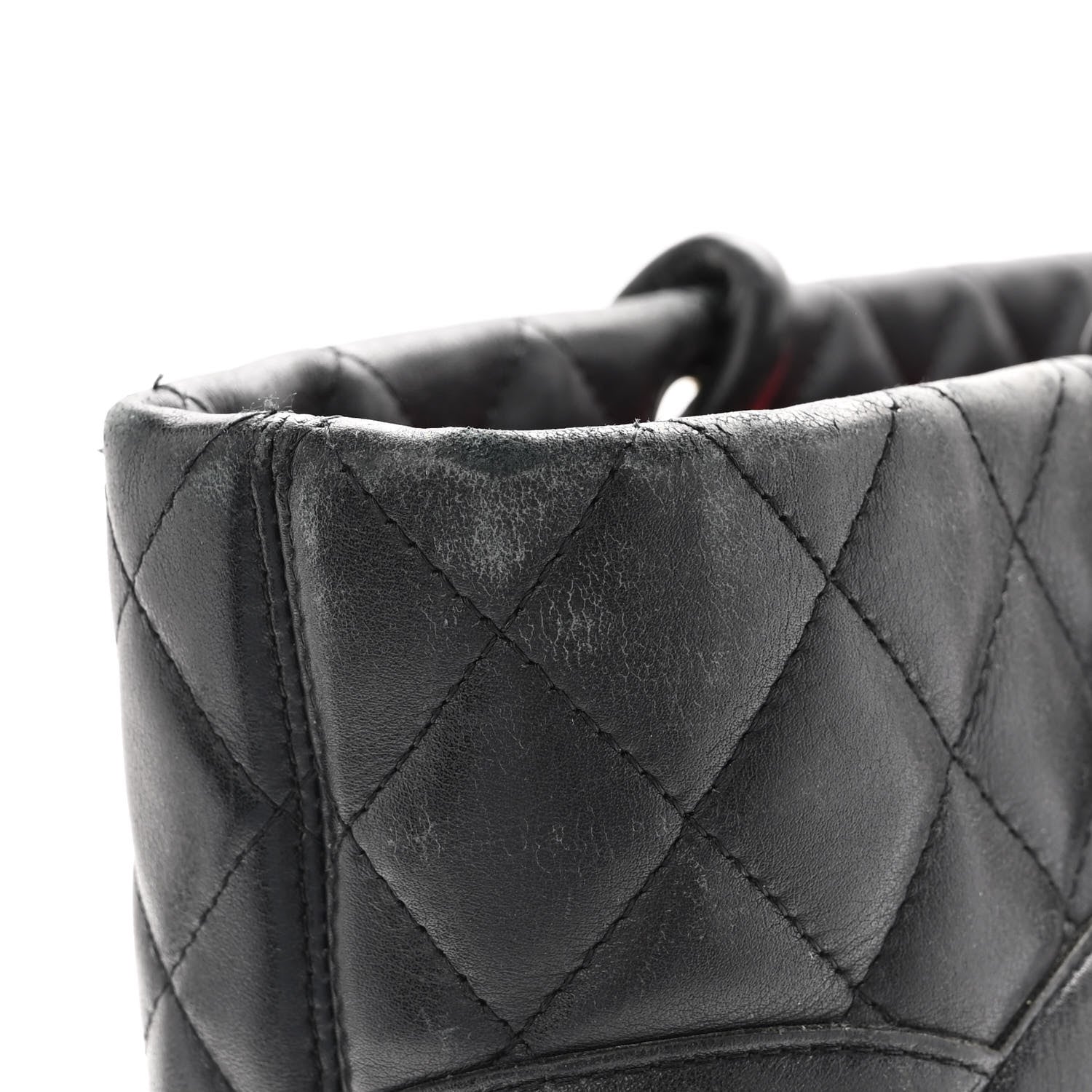 Chanel Calfskin Quilted Large Cambon Tote Black 12 of 14