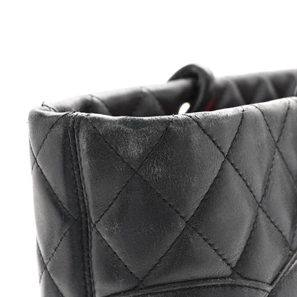 Chanel Calfskin Quilted Large Cambon Tote Black 12 of 14