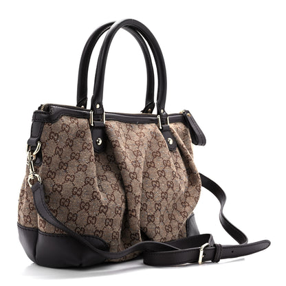 Gucci Monogram Medium Sukey Top Handle Bag Dark Brown 2 of 9