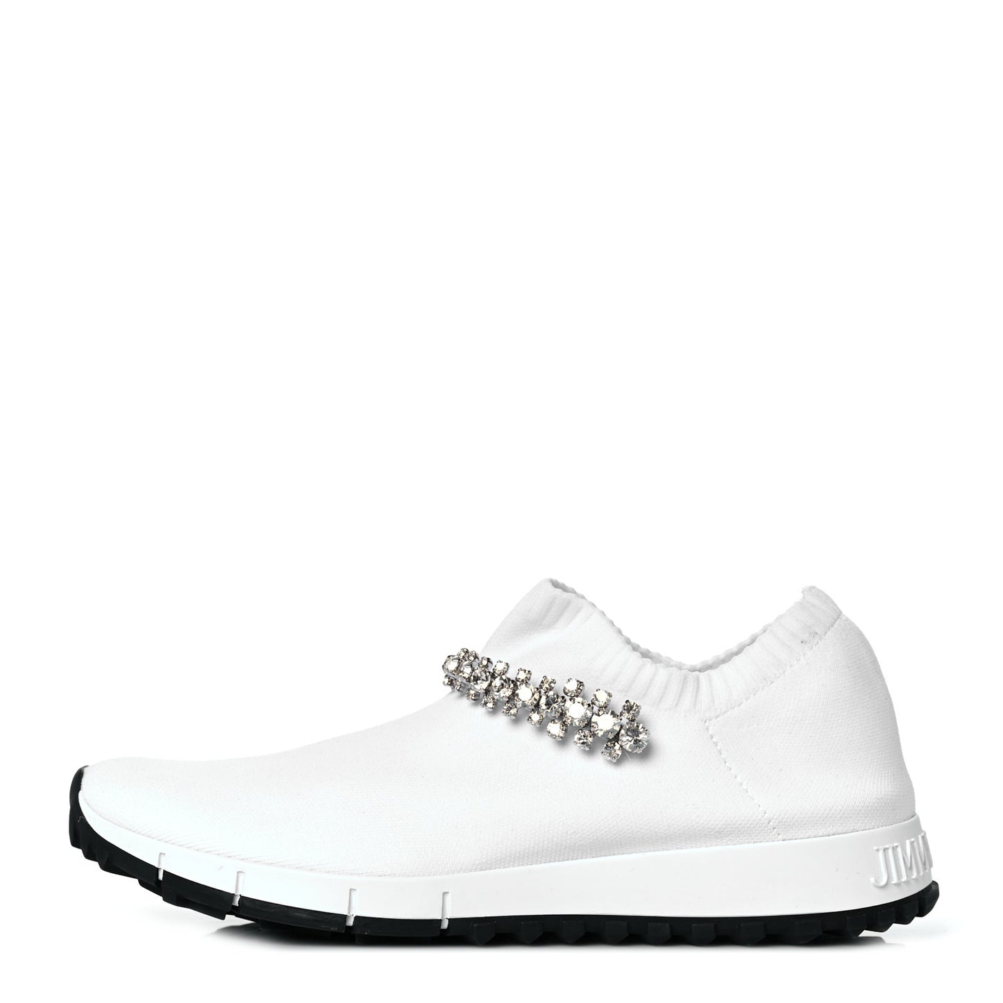 Knit Crystal Pearl Verona Sneaker 37 White