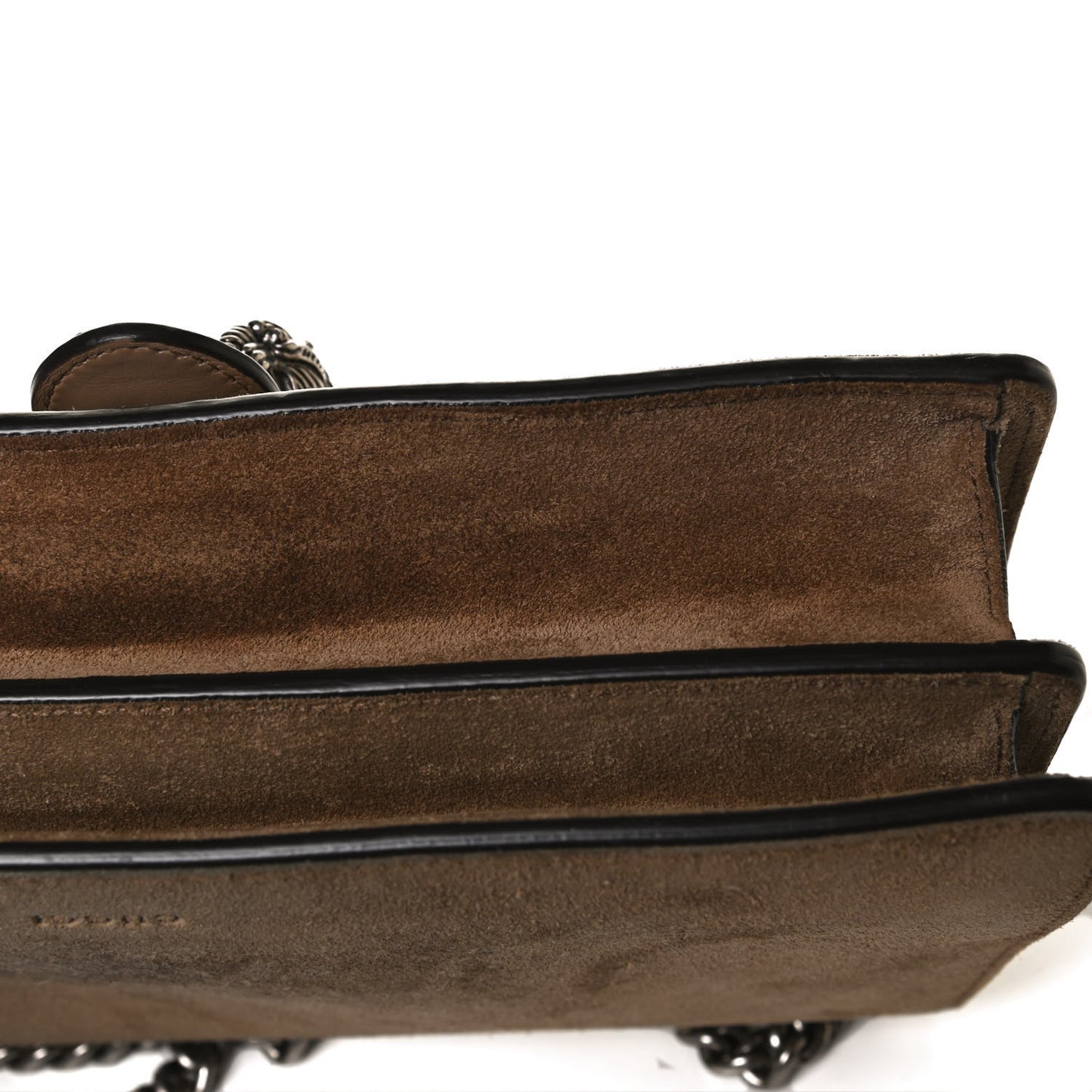 Suede Small Dionysus Shoulder Bag Taupe