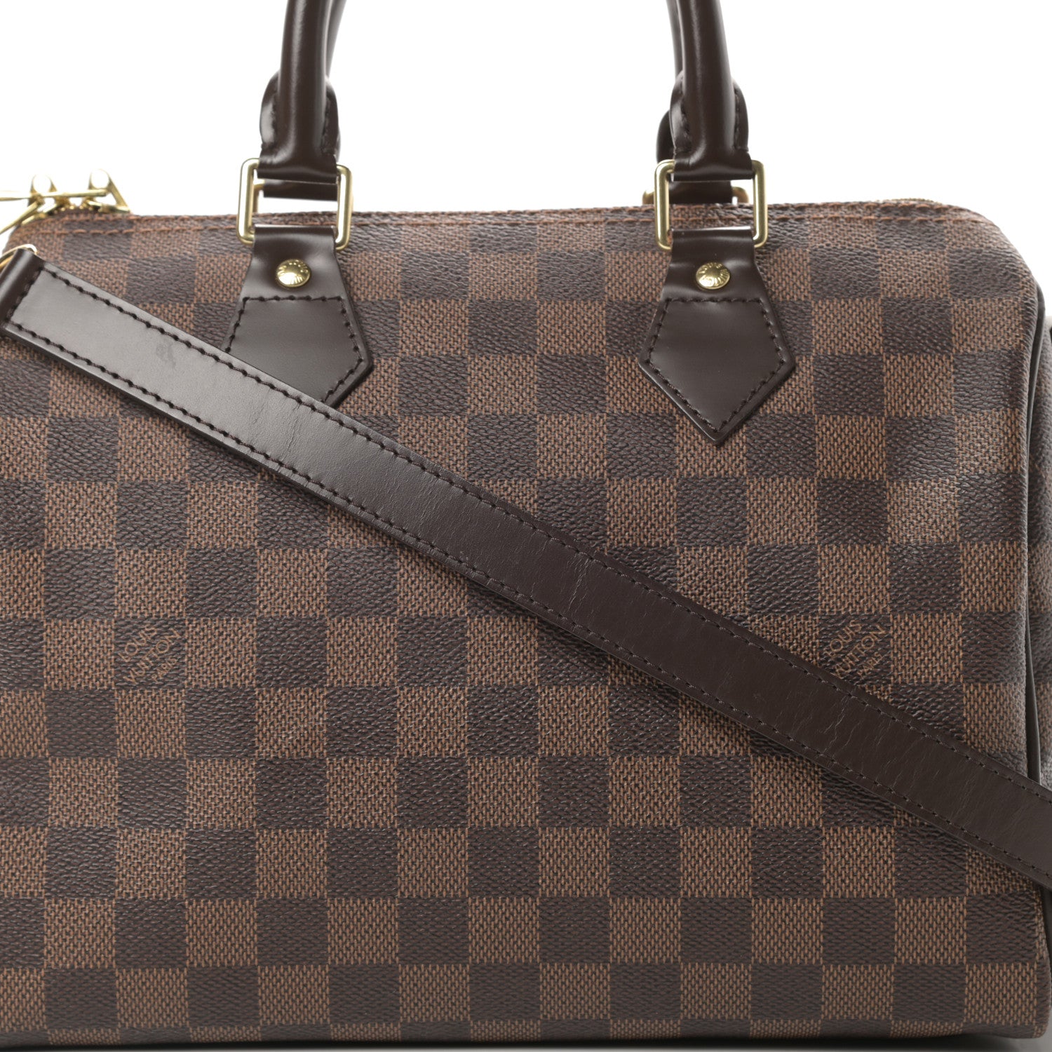 Louis Vuitton Damier Ebene Speedy Bandouliere 25 8 of 11