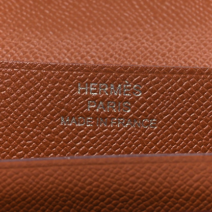Hermes Epsom Bearn Gusset Wallet Gold 9 of 15