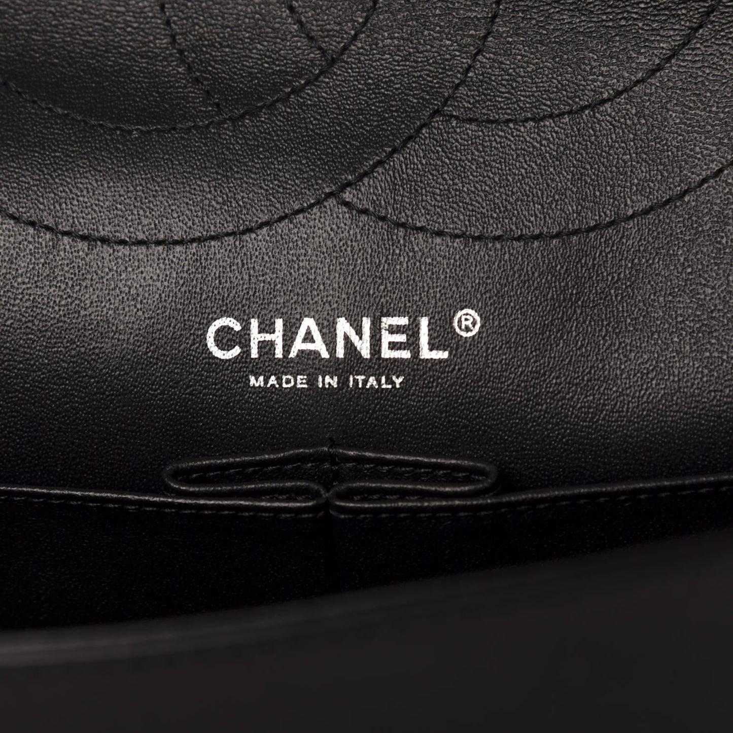 Distressed Patent Quilted 2.55 Reissue 227 Flap Black