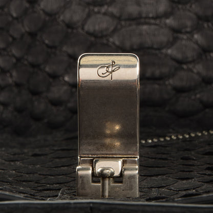 Proenza Schouler Python PS1 Medium Satchel Black 11 of 12