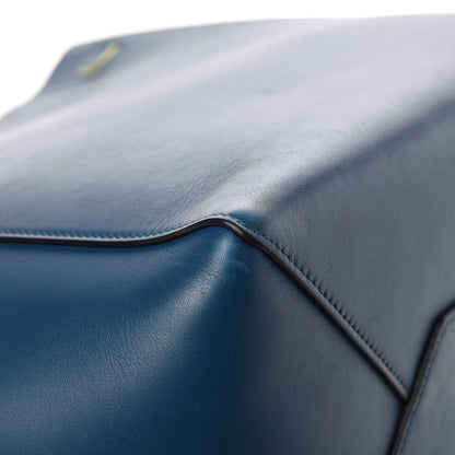 Celine Smooth Calfskin Small Tassel Cabas Phantom Deep Blue 12 of 20
