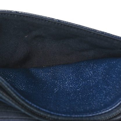 Chanel Caviar Quilted Wallet on Chain WOC Navy Blue 7 of 13