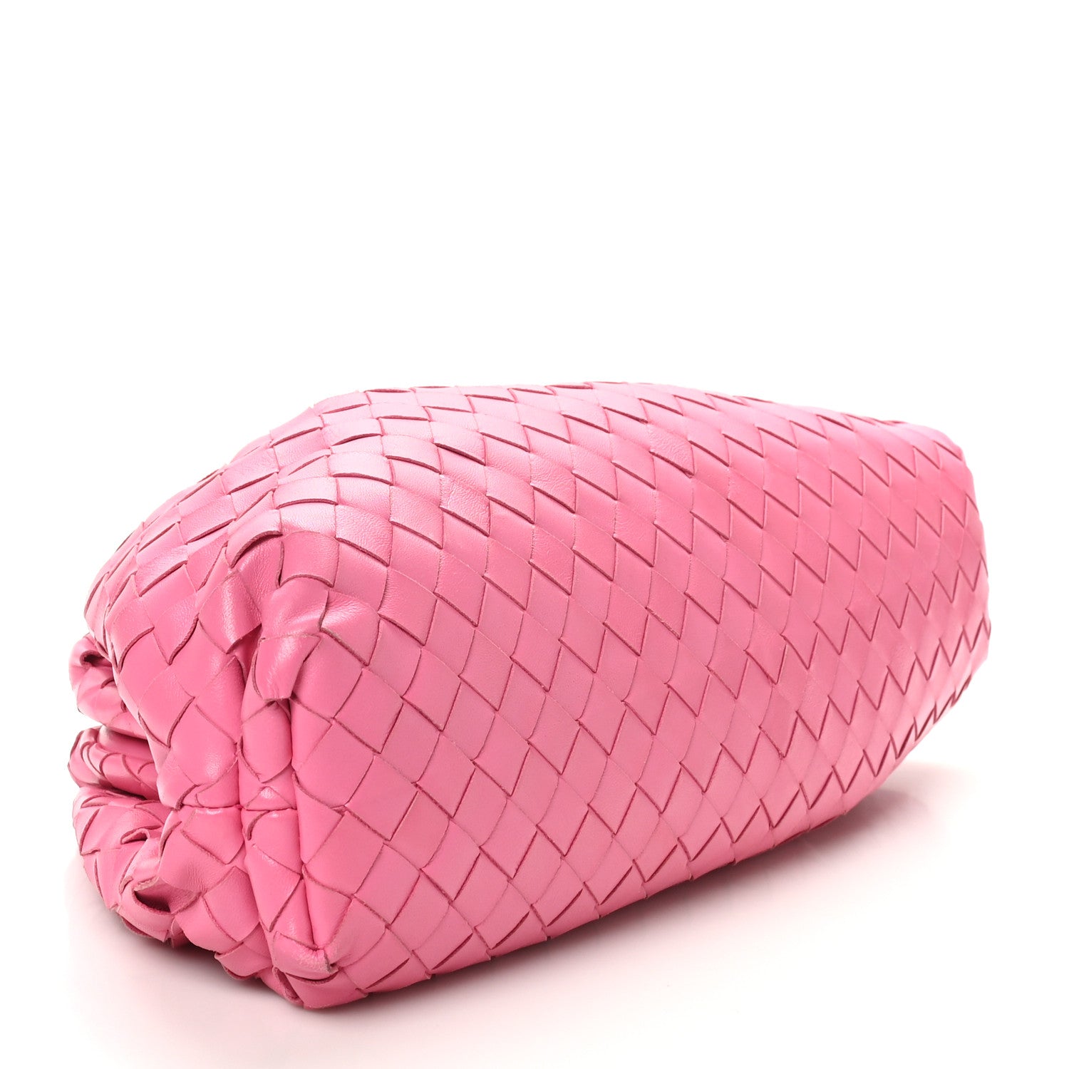 Bottega Veneta Nappa Maxi Intrecciato The Pouch Oversized Clutch Pink 4 of 10