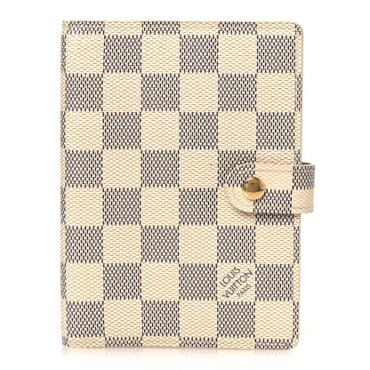 Louis Vuitton Damier Azur Small Ring Agenda Cover 1 of 8