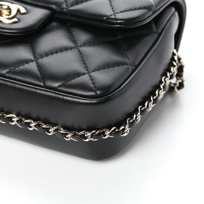 Chanel Lambskin Quilted Small My Precious Flap Black 10 of 10