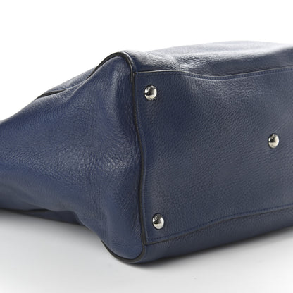 Prada Cervo Deerskin Twin Pocket Tote Bleuette 6 of 11