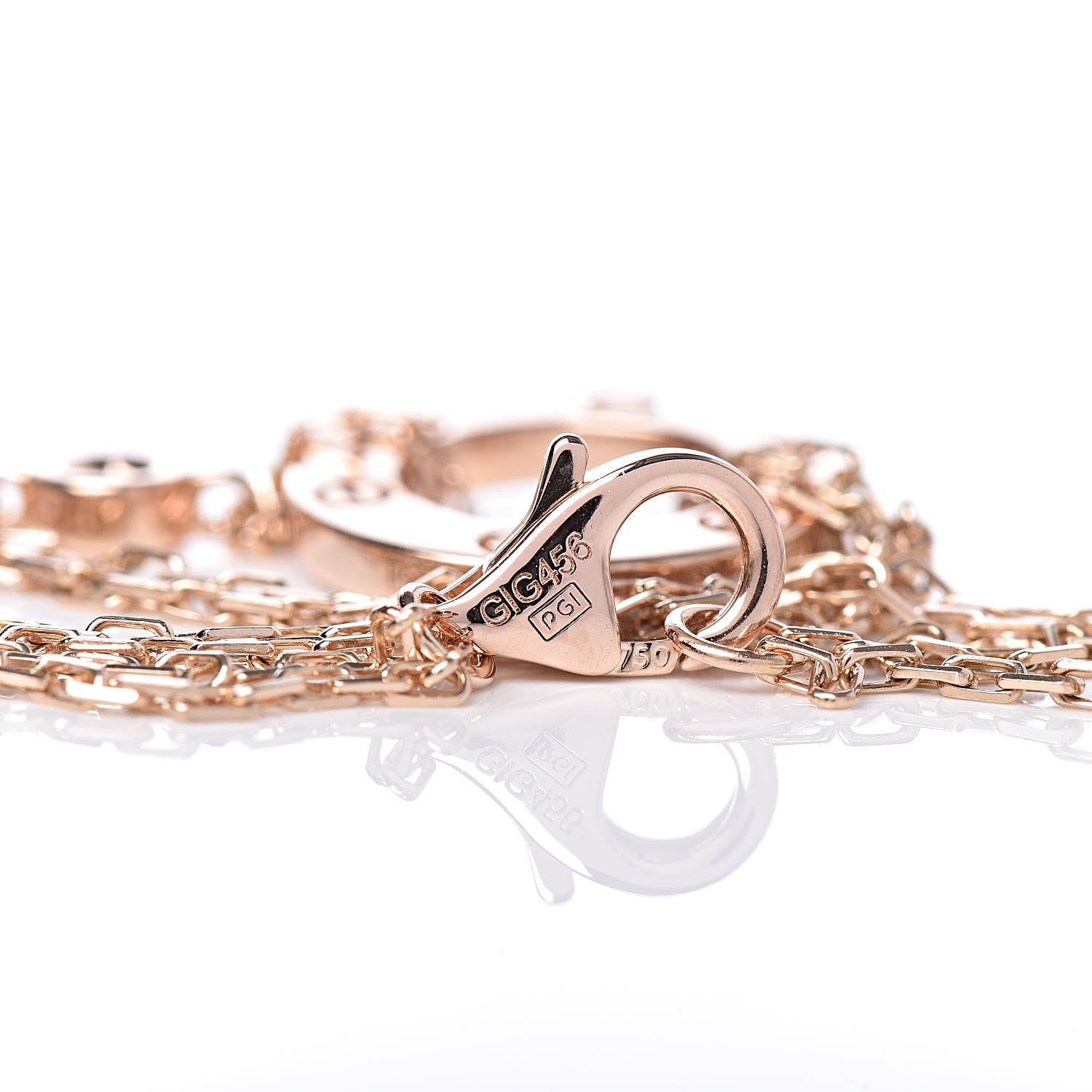 Cartier 18K Pink Gold Diamond LOVE Bracelet 5 of 6
