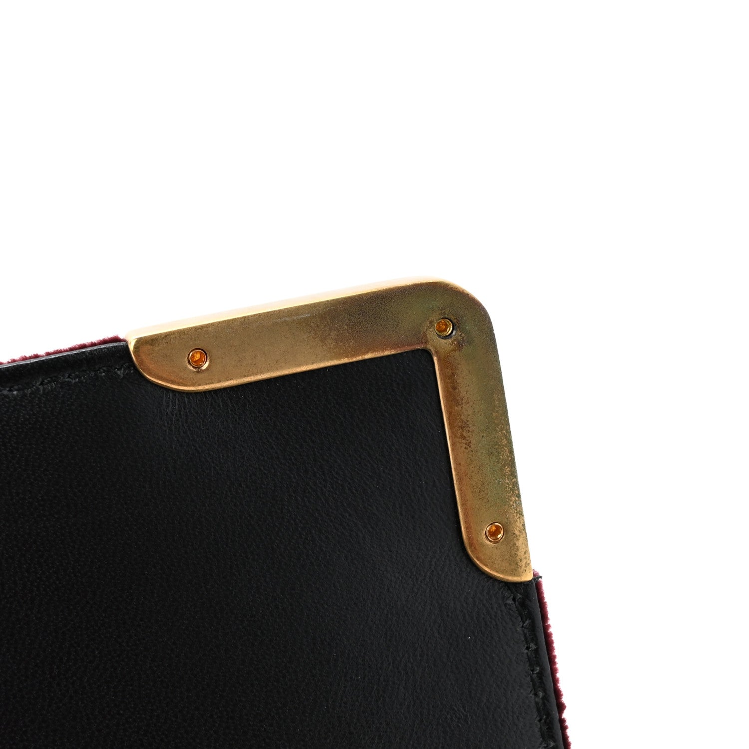 Prada Velvet City Calfskin Cahier Clutch With Chain Ribes Black 12 of 14