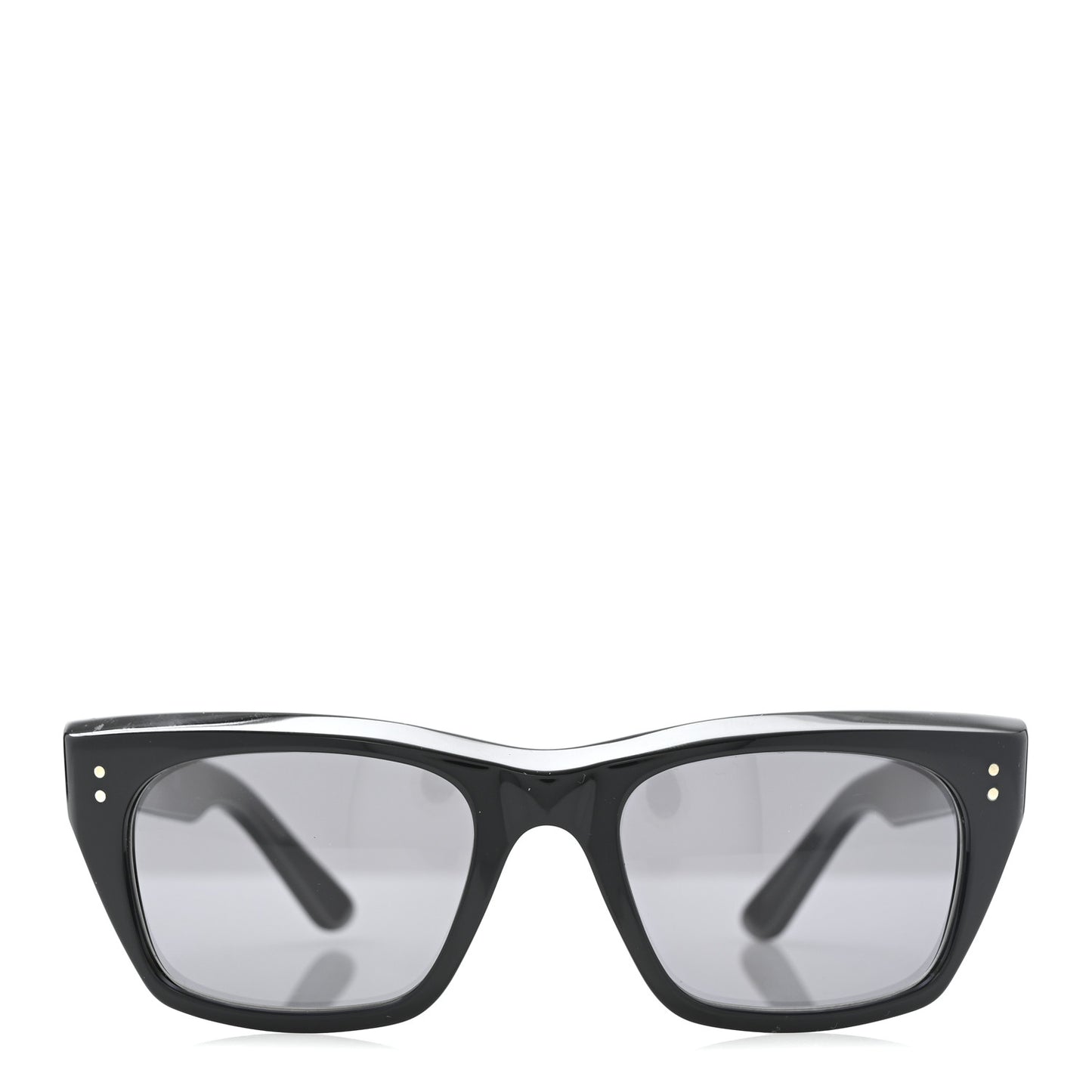 Acetate Polarized Rectangular Sunglasses CL40060I Black