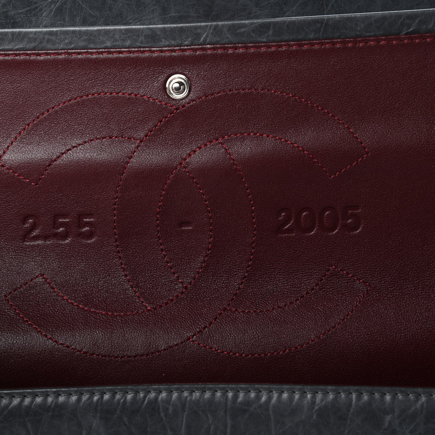 Chanel Aged Calfskin Quilted 50th Anniversary 2.55 Reissue 227 Flap Grey 11 of 11
