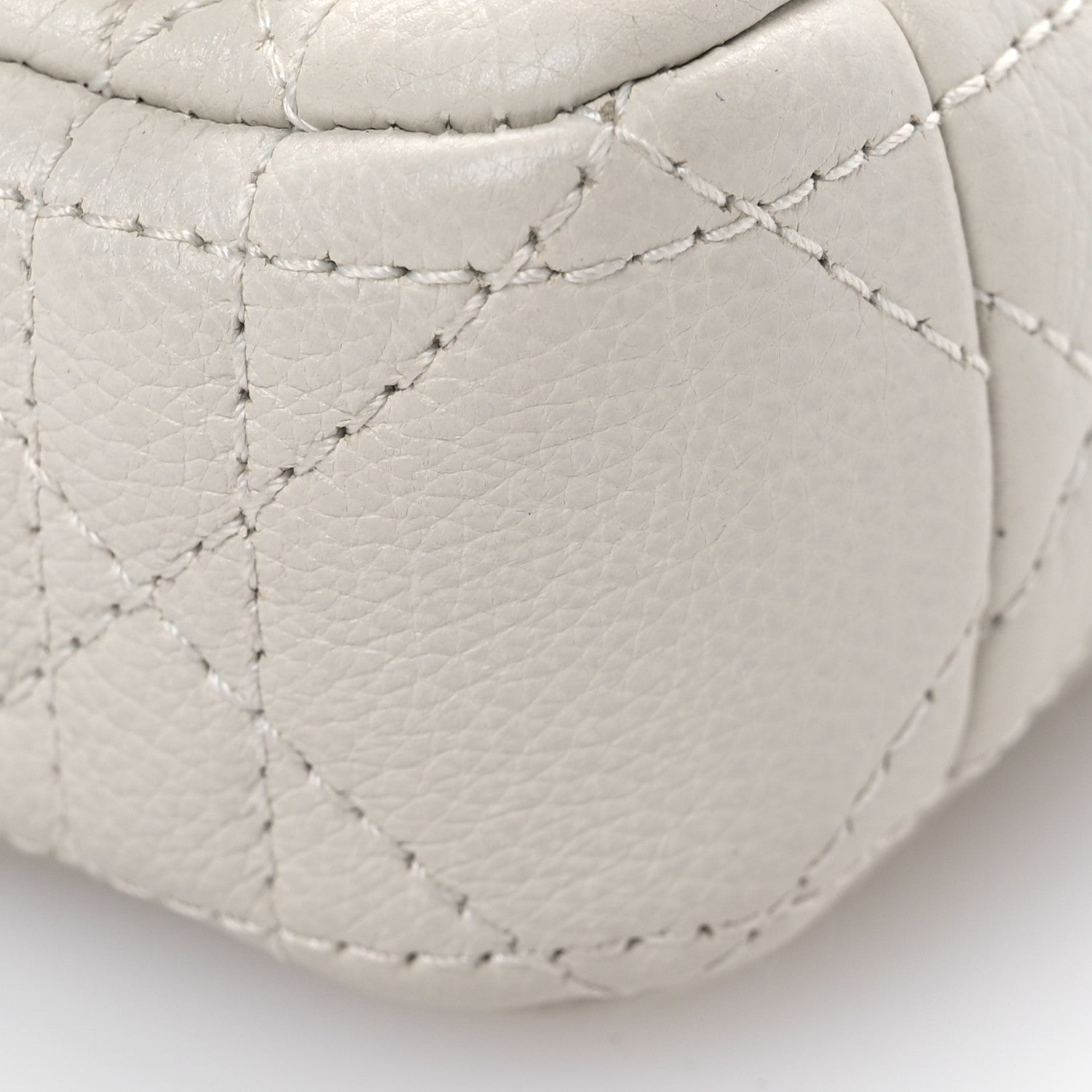 Christian Dior Supple Calfskin Cannage Caro Pouch with Chain Latte 10 of 10