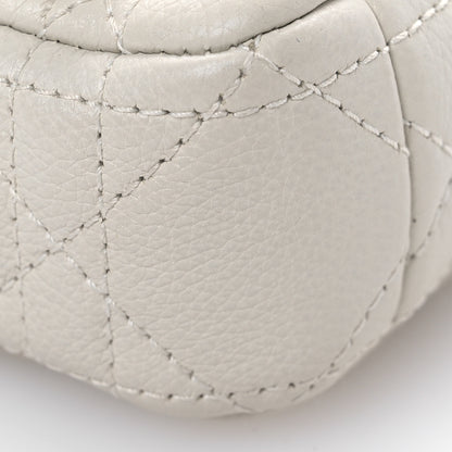 Christian Dior Supple Calfskin Cannage Caro Pouch with Chain Latte 10 of 10