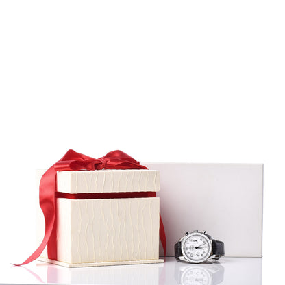 Omega Stainless Steel Alligator 38mm Speedmaster Automatic Chronograph Watch White 324.33.38.40.04.001 7 of 7