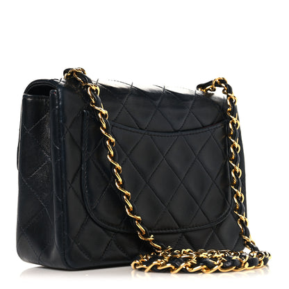 Chanel Lambskin Quilted Mini Square Flap Black 3 of 12