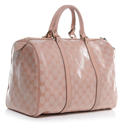 Gucci Crystal Monogram Joy Medium Boston Pink 3 of 8
