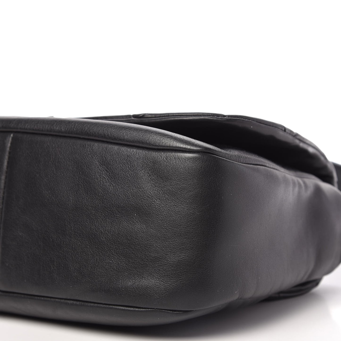 Lambskin Quilted Flap Bag Black