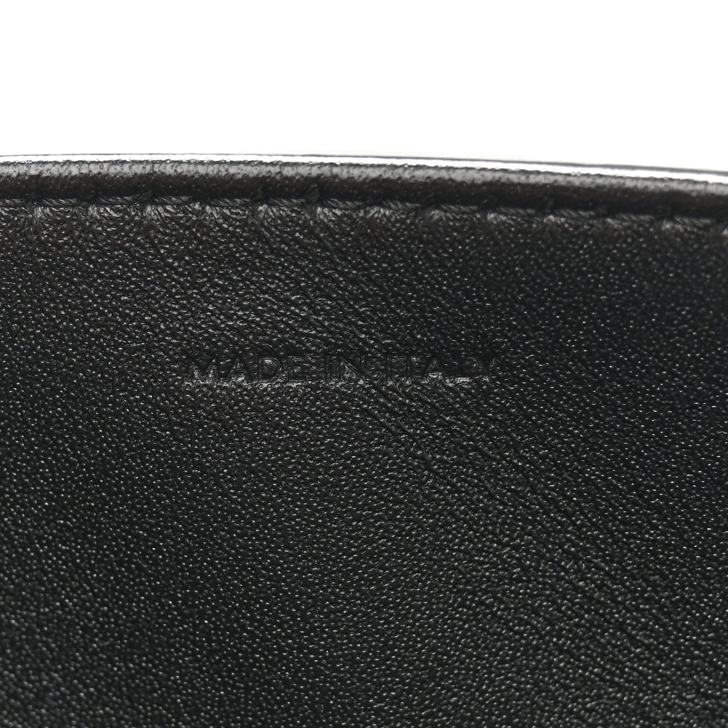 Shiny Calfskin Triomphe Chain Shoulder Bag Black