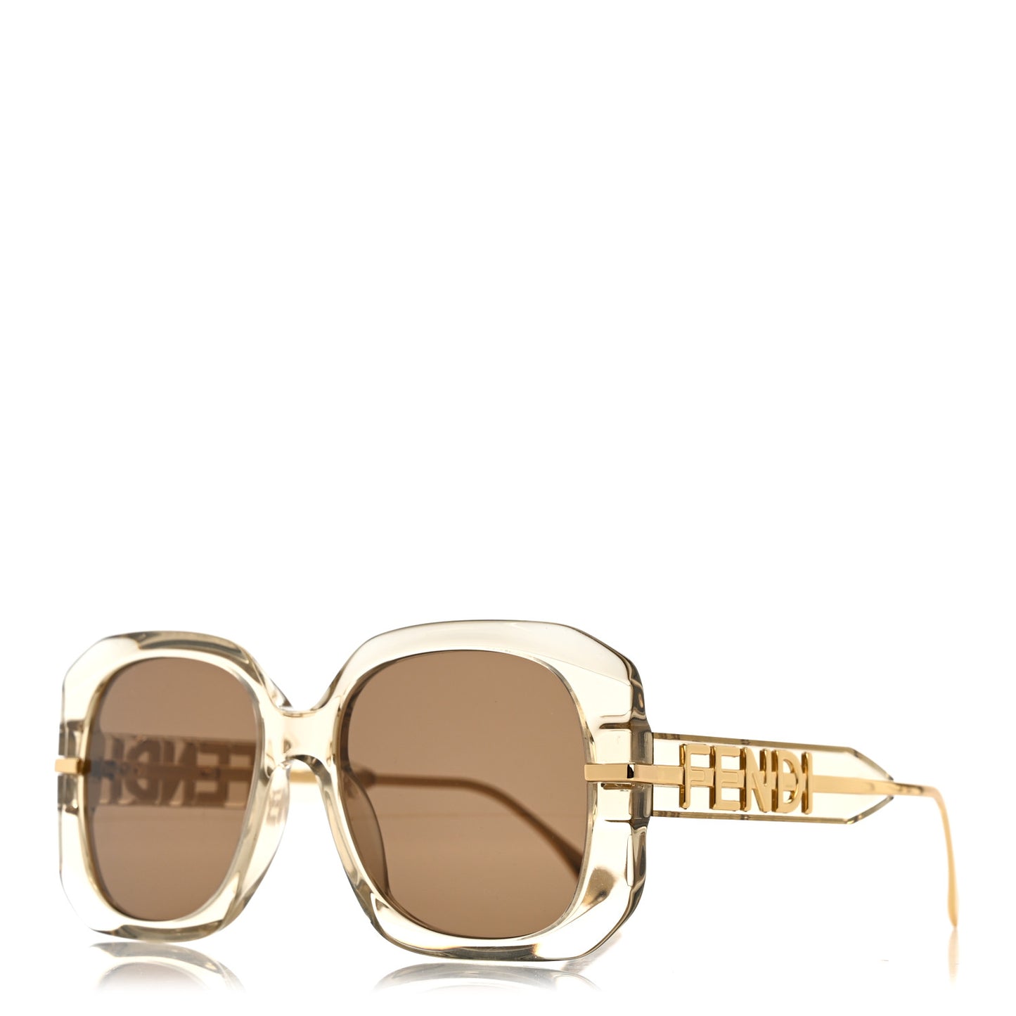 Acetate Fendigraphy Sunglasses FE40065I Gold
