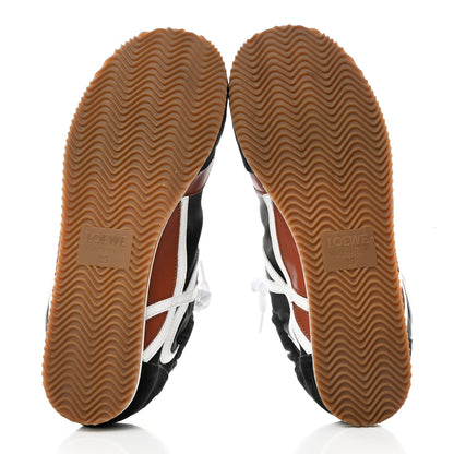 Loewe Nylon Suede Flow Runners Sneakers 39 Black Brown 5 of 8