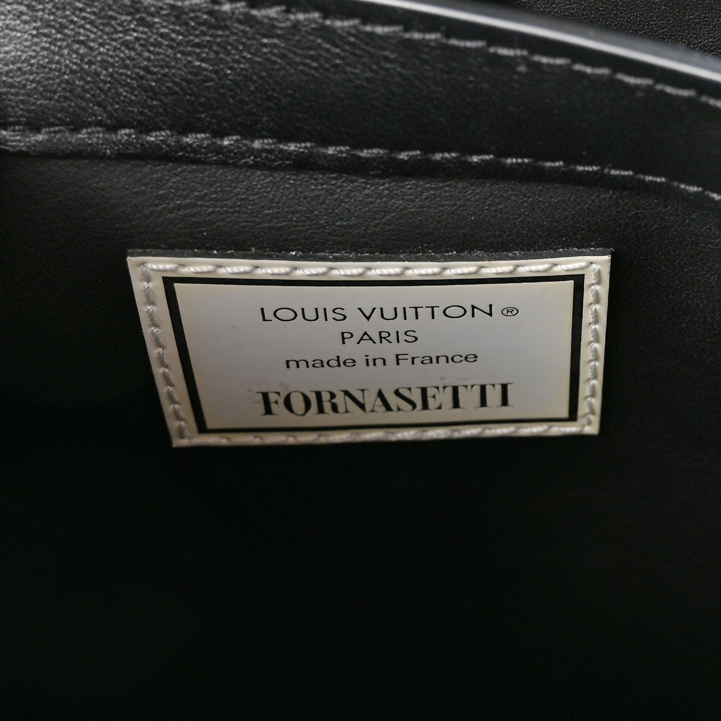 X FORNASETTI Calfskin Fornasetti Capucines MM Gold