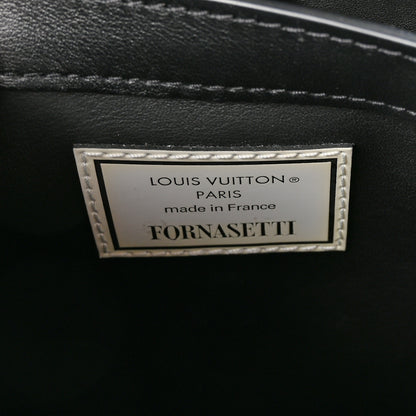 Louis Vuitton X FORNASETTI Calfskin Fornasetti Capucines MM Gold 6 of 10