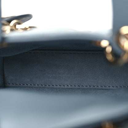 Christian Dior Lambskin Cannage Micro Lady Dior Cloud Gray 5 of 10