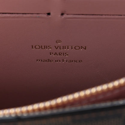 Louis Vuitton Damier Ebene Croisette Chain Wallet Magnolia 6 of 10